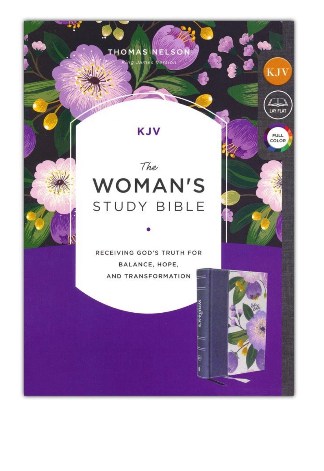 KJV The Woman’s Study Bible - Purple Floral