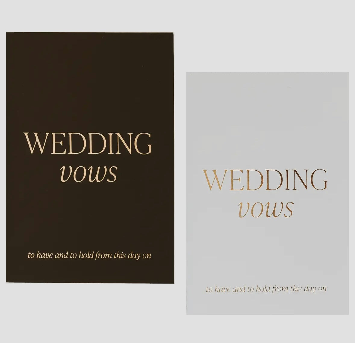 Wedding Vows Booklet Set