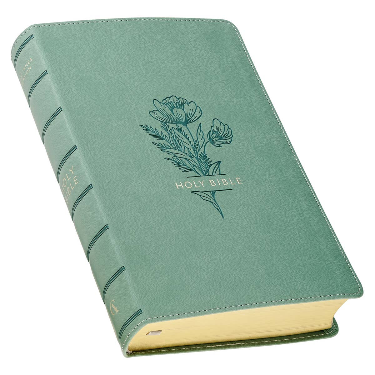 KJV Bible Giant Print Standard-size Faux Leather, Teal