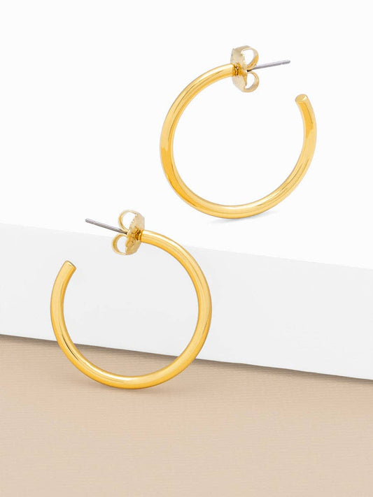 Small Thin Hoop Earring