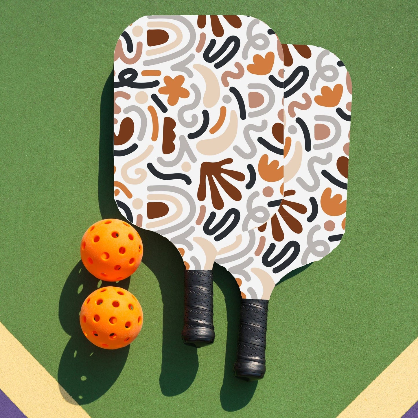 Abstract Pattern Pickleball Paddle