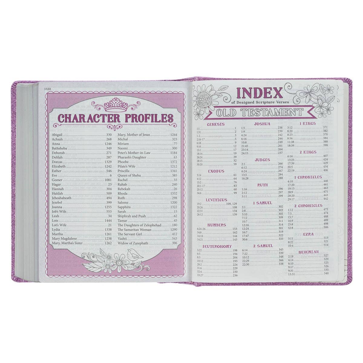 Purple Glitter My Creative Bible for Girls - an ESV Journali