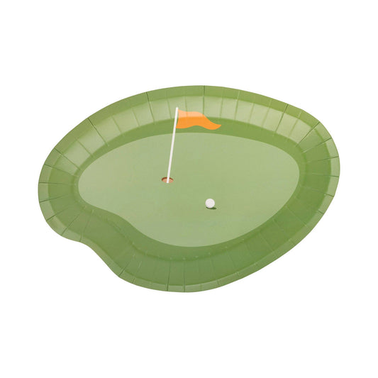 Putting Green Paper Plates