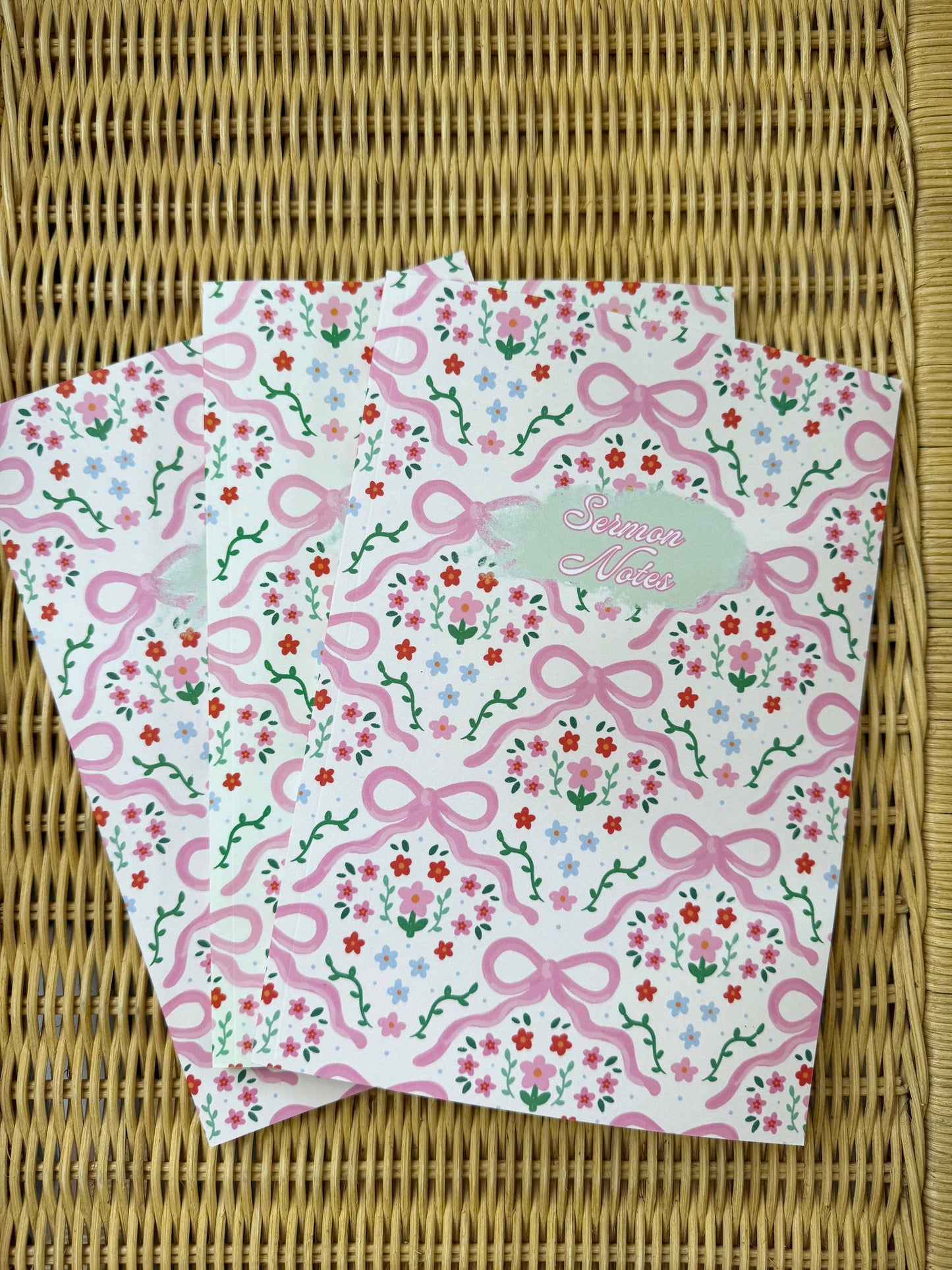 Bows and Flowers Sermon Notes
