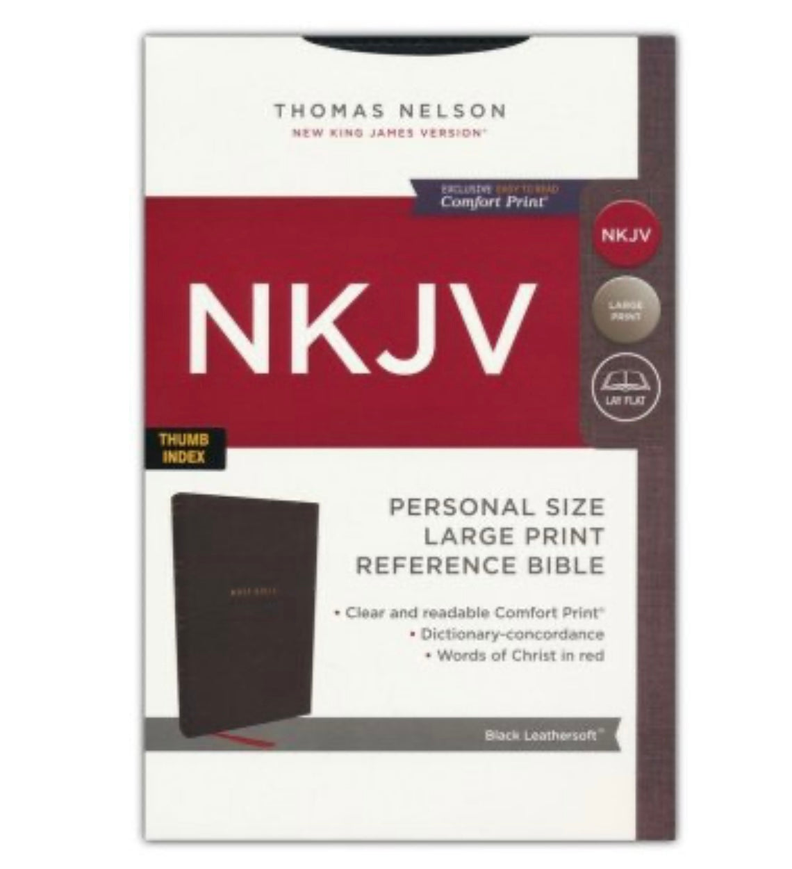 NKJV Holy Bible | Black | Large Print