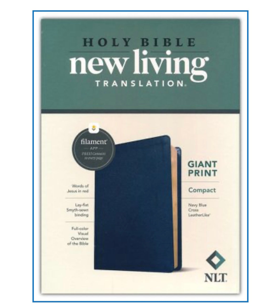 NLT Compact Bible | Giant Print