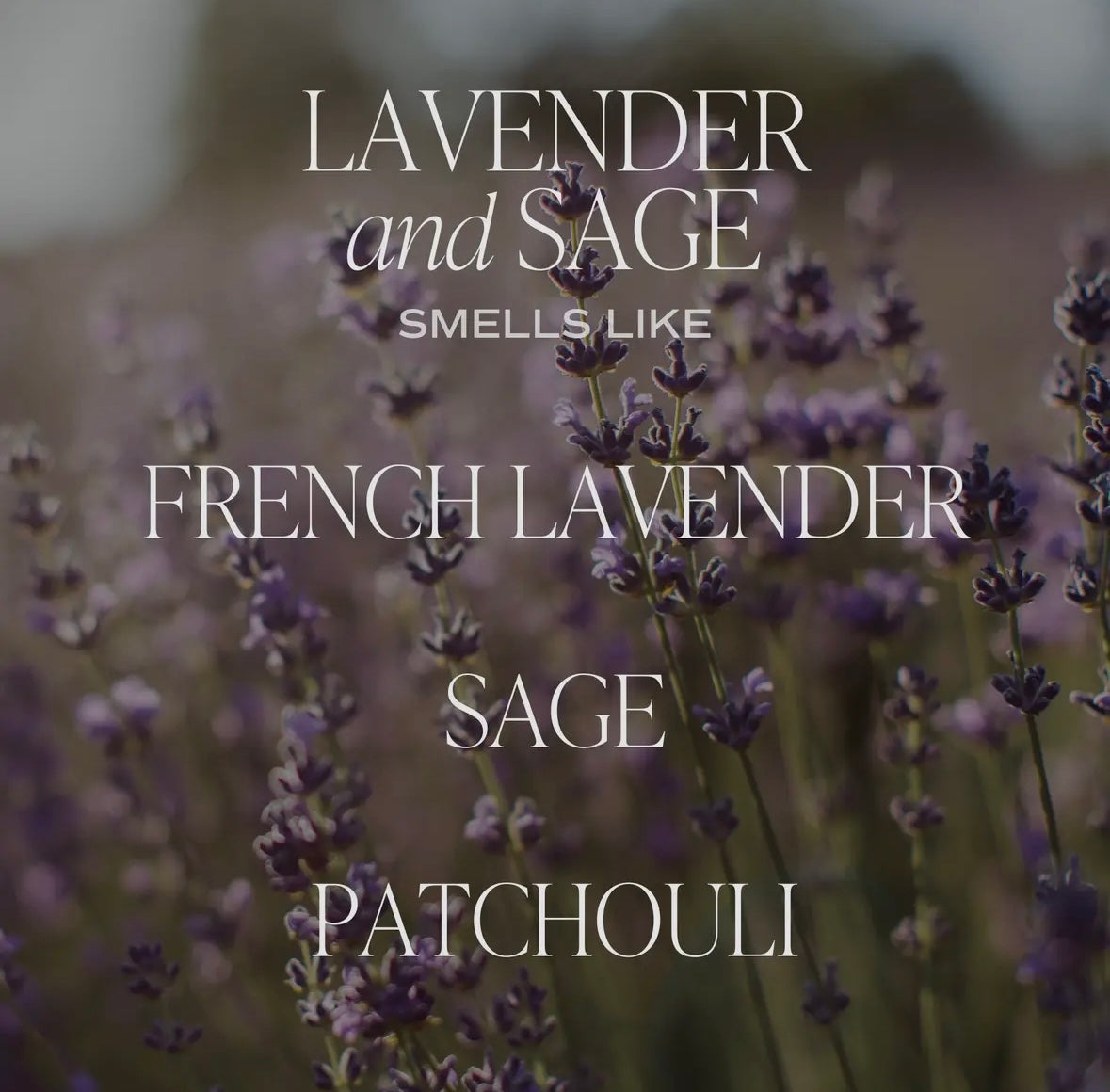 Lavender and Sage 9 oz Soy Candle