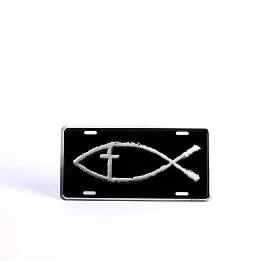 Autotag Deluxe - Fish Cross - Silver