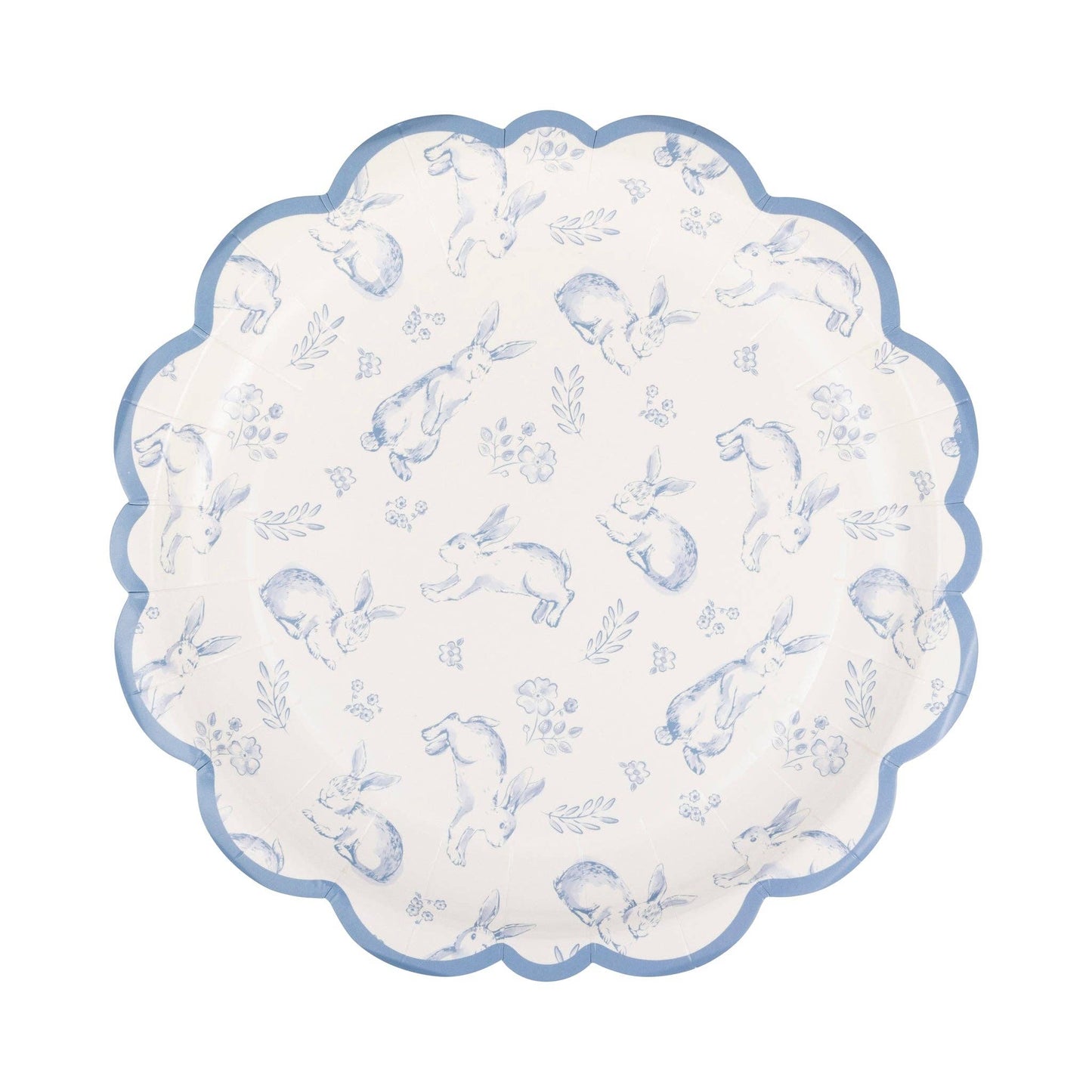 Bunny Toile Plates