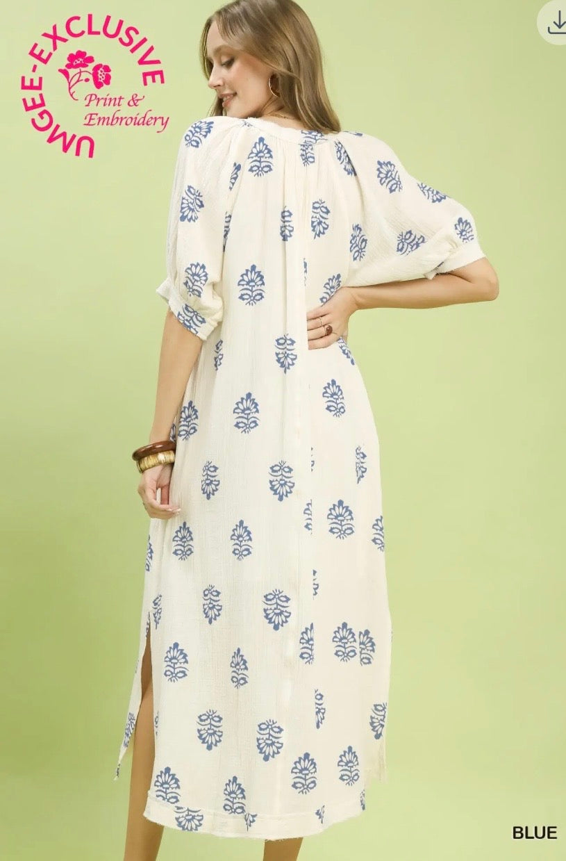 The Blue Willow Dress