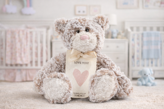 Mini Giving Bear - Pink Heart