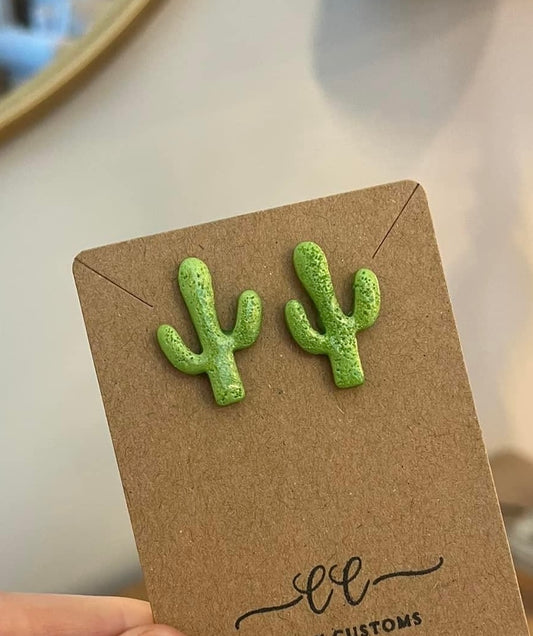 Cactus Earrings | Clay Customs