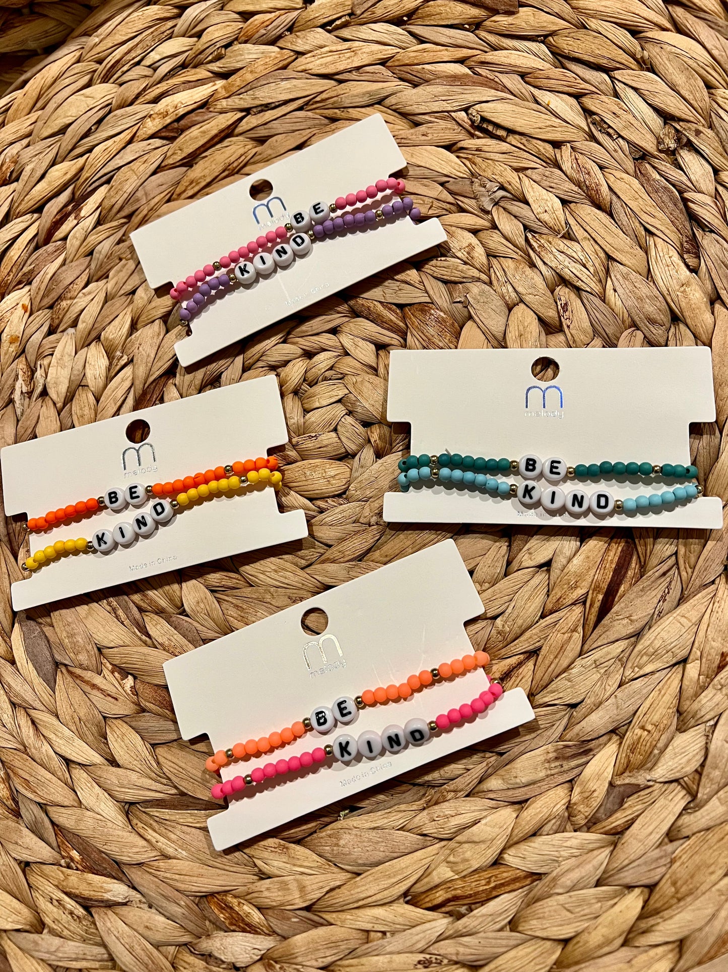 Be Kind Bead Bracelet Set