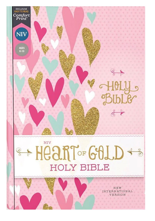 NIV Heart of Gold Holy Bible