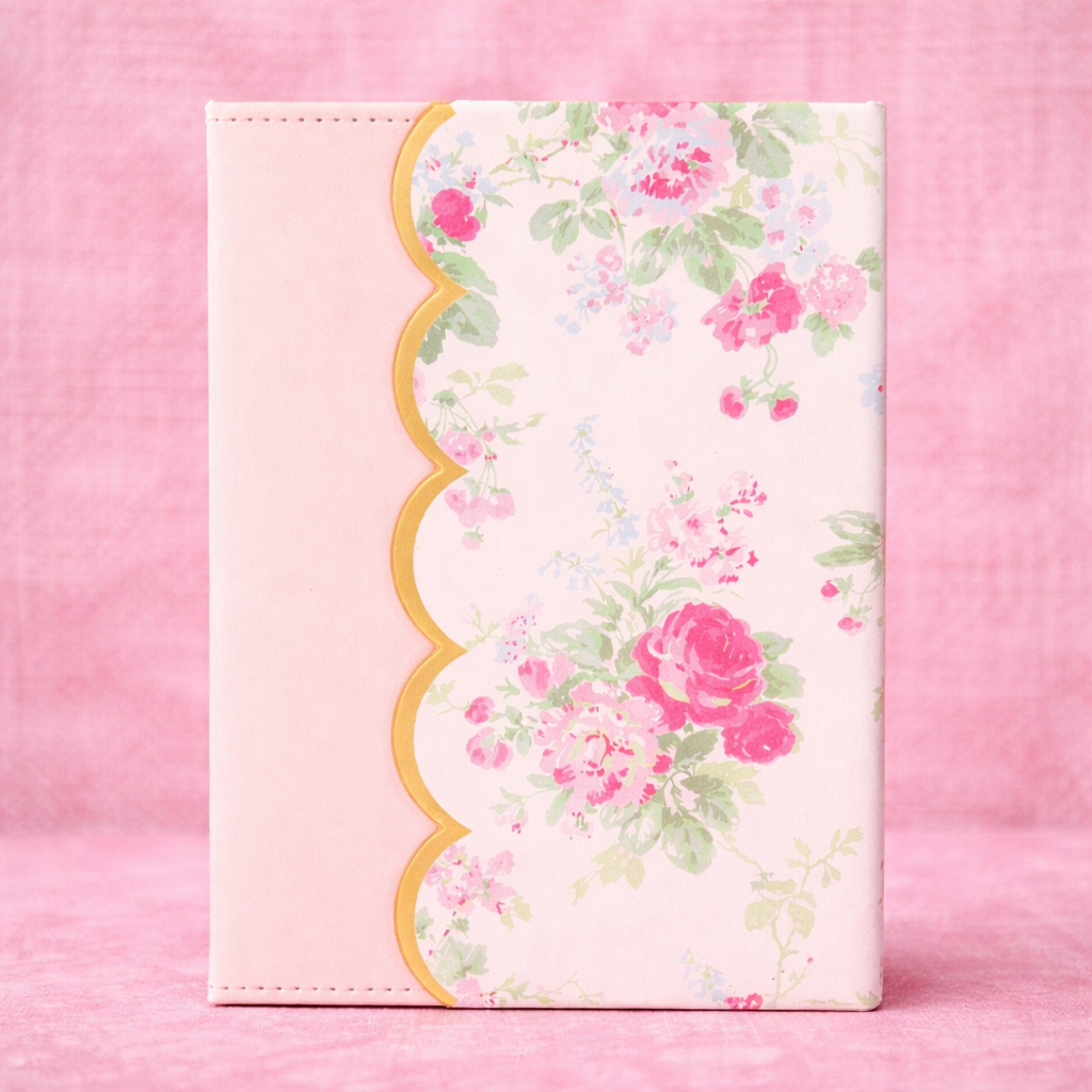 Laura Ashley English Garden Flap Journal Pink 6x8
