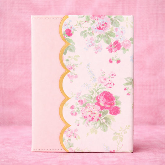 Laura Ashley English Garden Flap Journal Pink 6x8