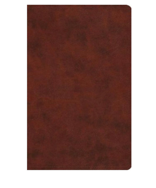 ESV Large Print Thinline Bible - Chestnut