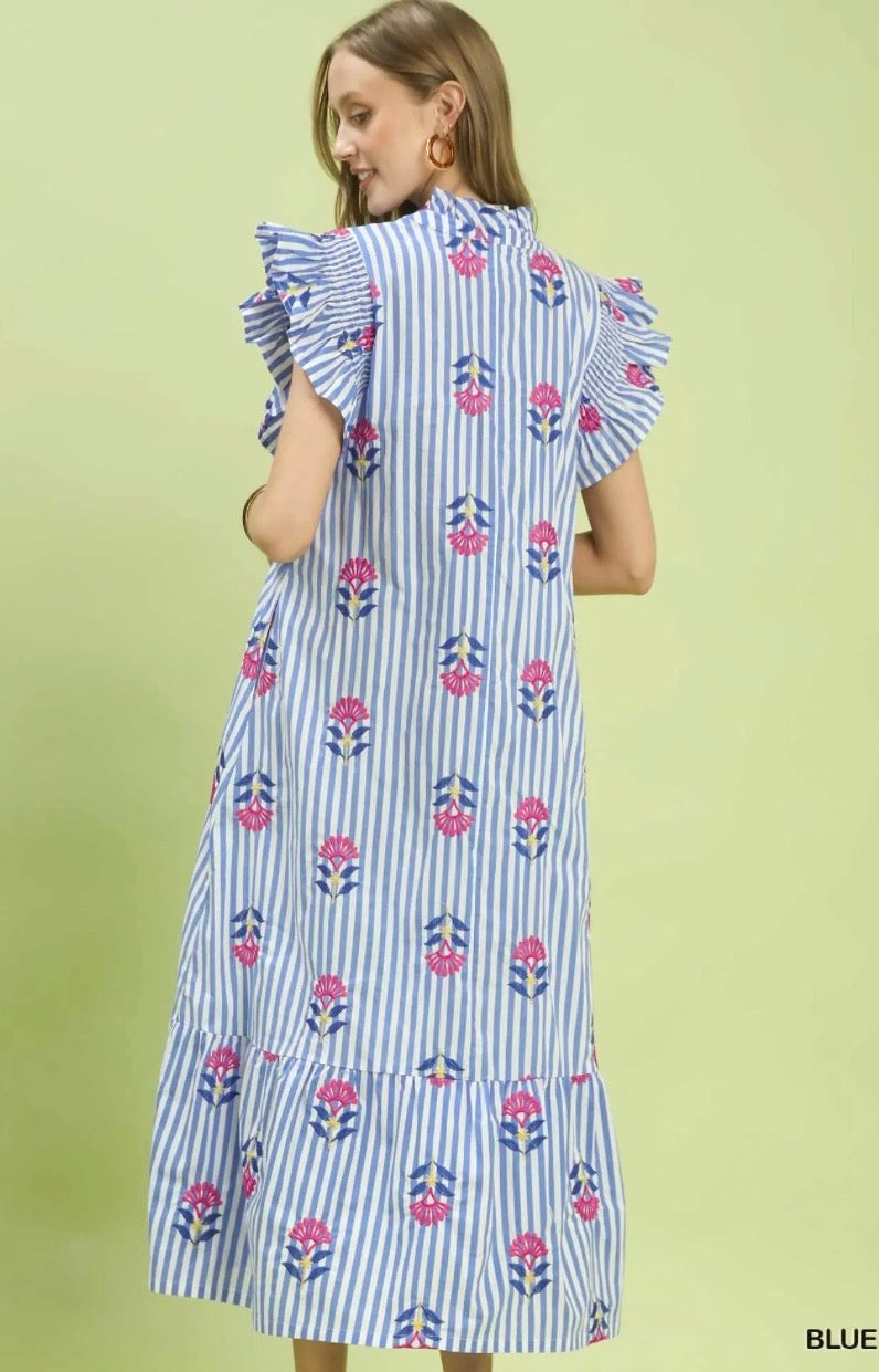 The Southern Bloom Midi Dress