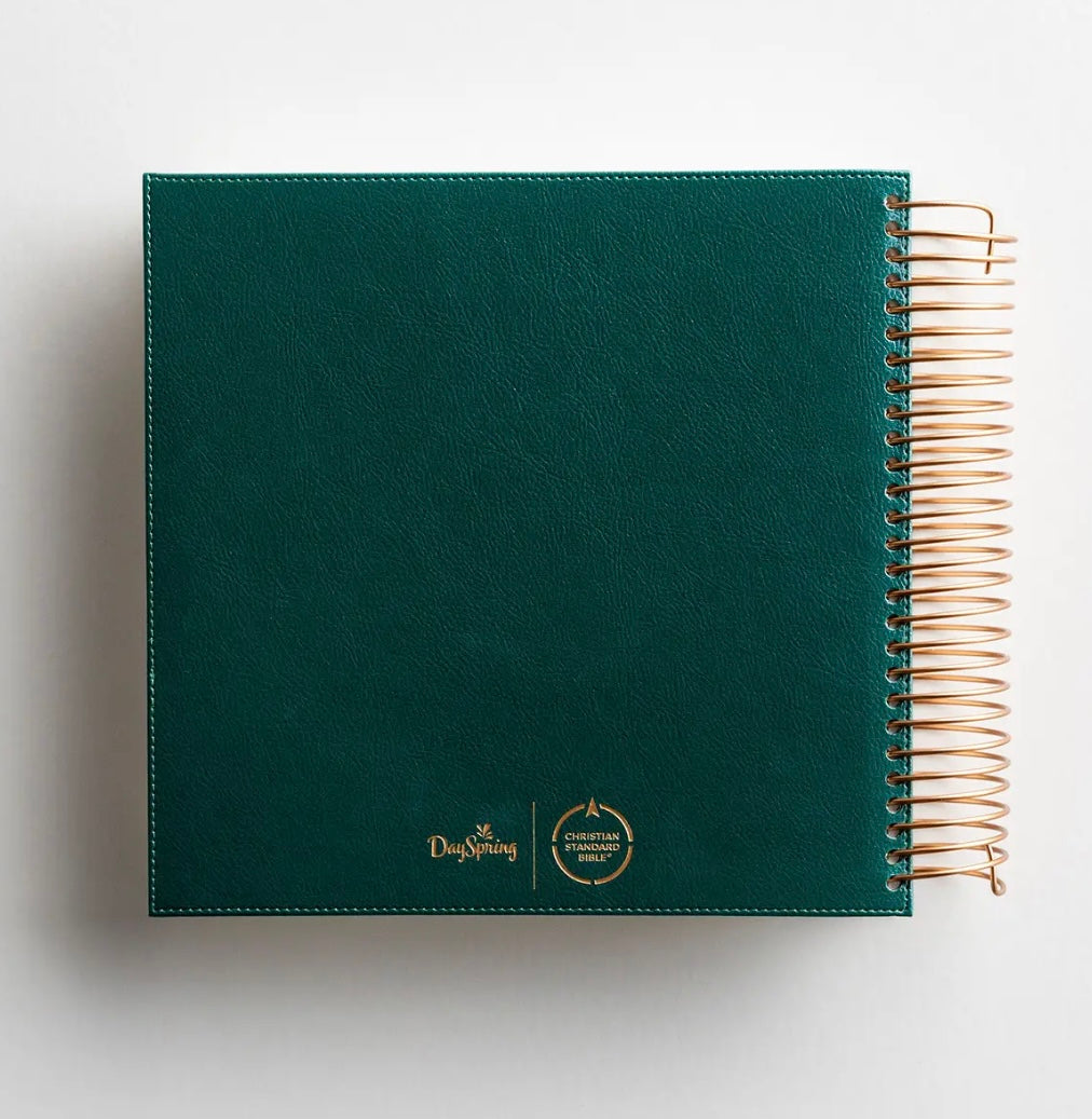 CSB Spiral Journaling Bible | Green