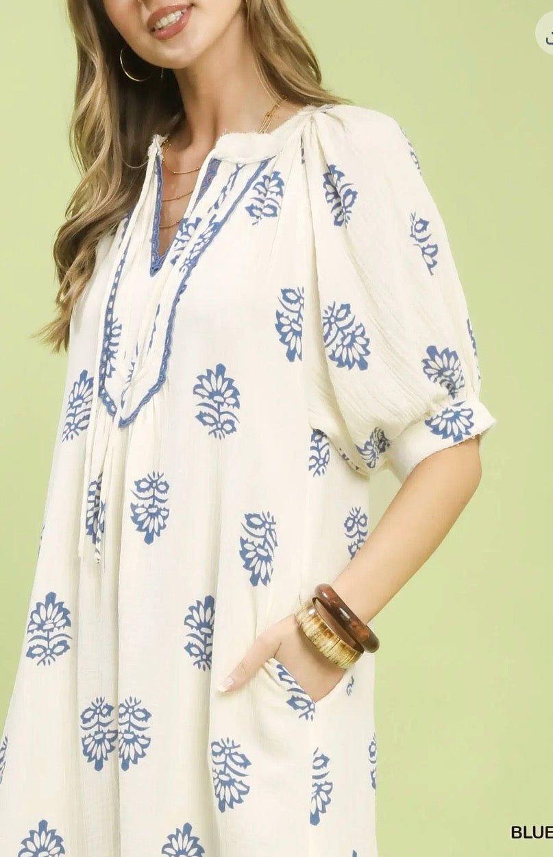 The Blue Willow Dress