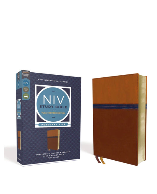 NIV Study Bible | Leathersoft | Comfort Print
