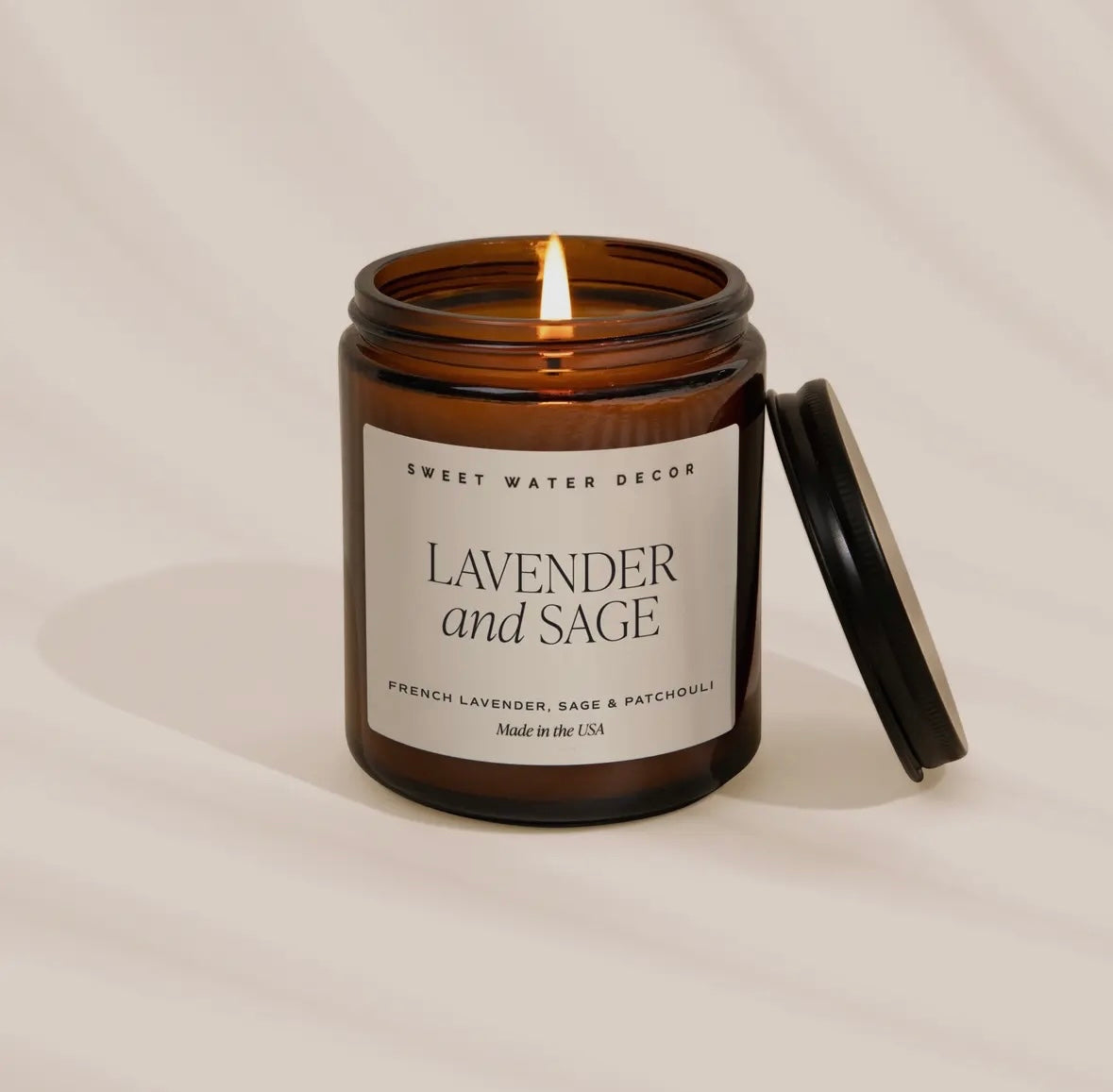 Lavender and Sage 9 oz Soy Candle