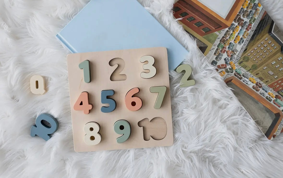 Wooden Numbers Puzzle