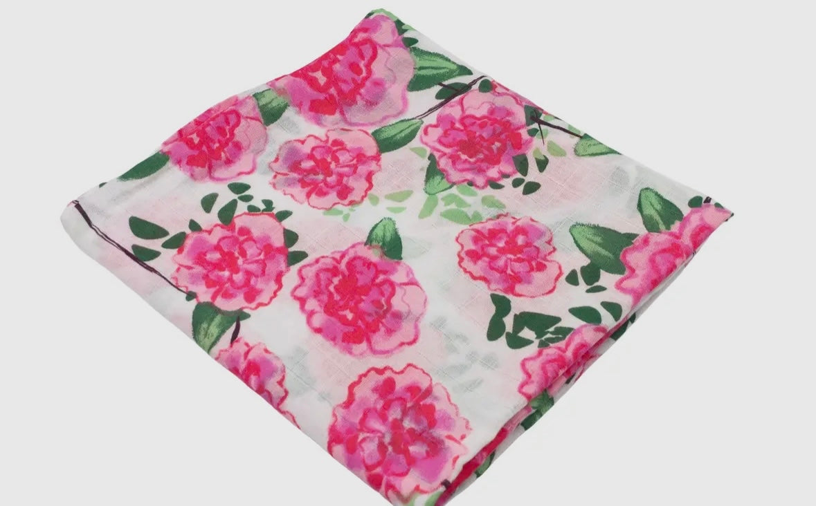 Live Life in Full Bloom Baby Blanket