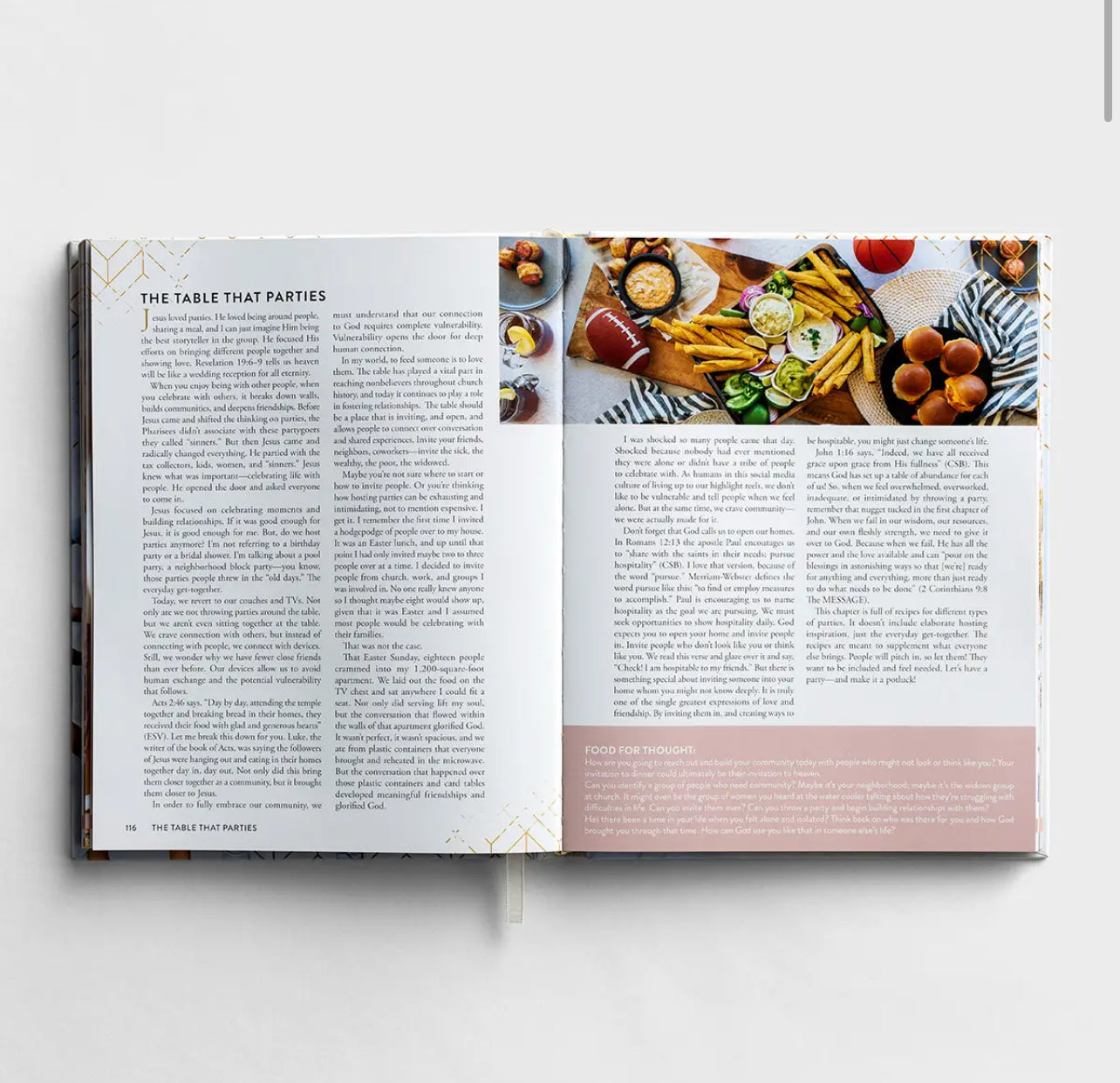 The Living Table Recipe & Devotional Book