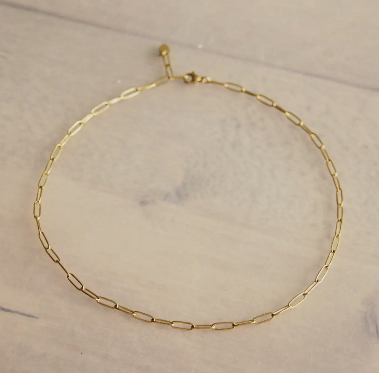 Stainless Steel Chain Necklace |Gold