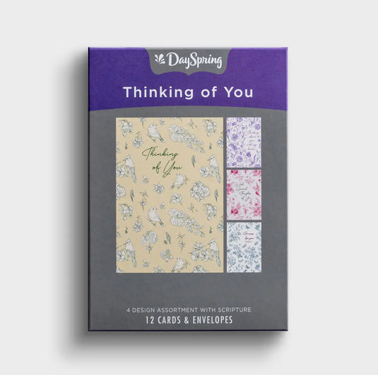 Thinking Of You Assorted Box Cards Set Of 12