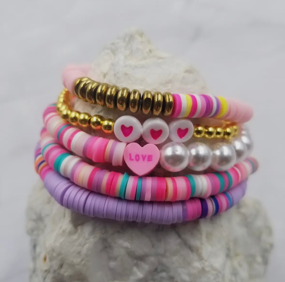 Valentines Love Heart Bracelets