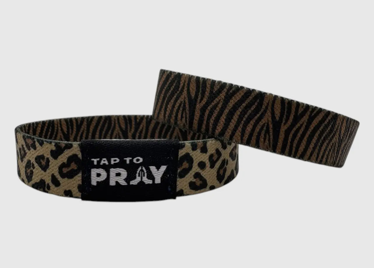 Tap To Pray Wristbands - Tap W/Phone For Daily Verse/Prayer