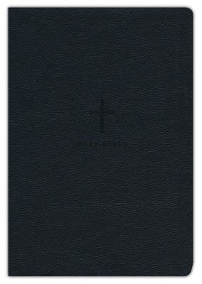 NLT Premium Value Thinline Bible, Large Print, Filament-Enabled--soft leather-look, black