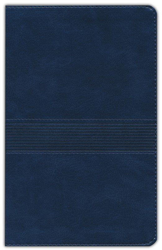 NIV Personal-Size Student Bible, Comfort Print--soft leather-look, navy