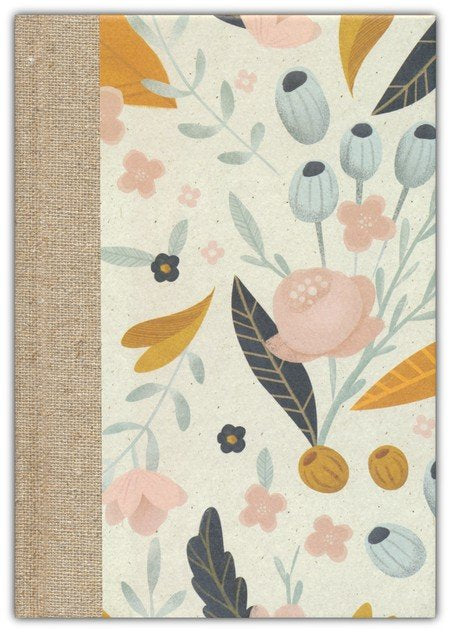 ESV Large Print Compact Bible, Red Letter--hardcover, spring bloom