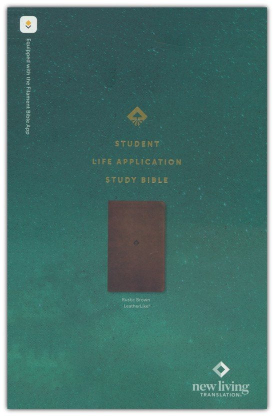 NLT Student Life Application Study Bible, Filament Enabled--soft leather-look, rustic brown