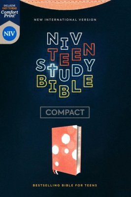 NIV, Teen Study Bible, Compact, Leathersoft, Peach, Comfort Print