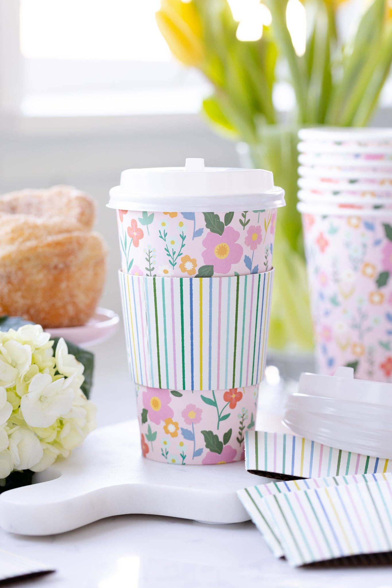 Spring Floral To-Go Cups