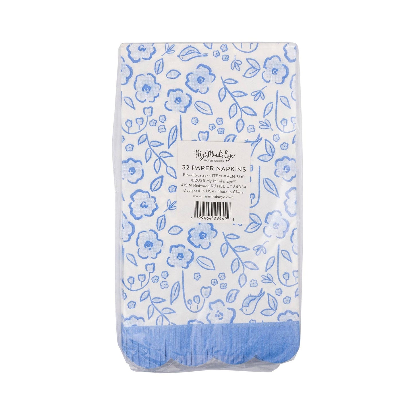 Floral Scatter Fringe Guest Napkins