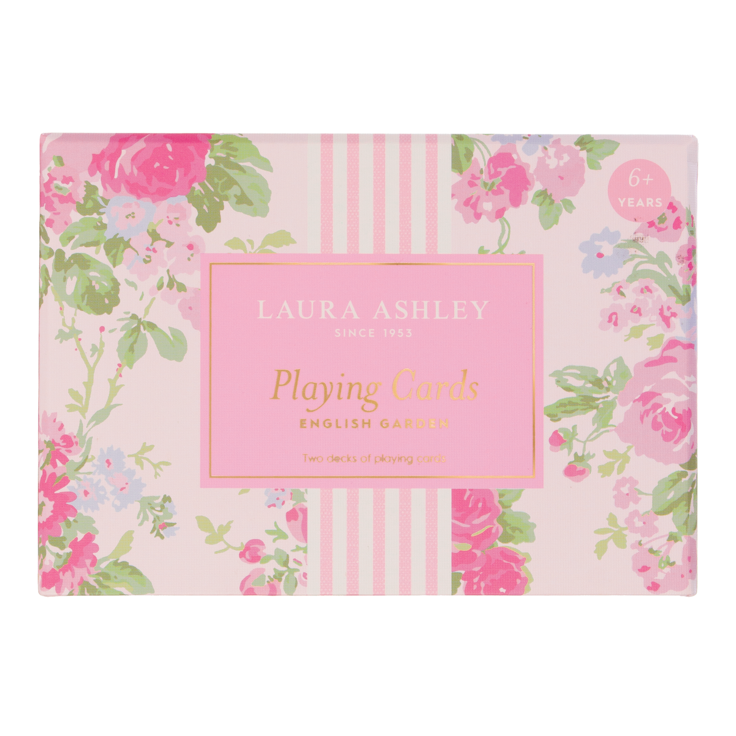 Laura Ashley English Garden Set of 2 Playing Cards