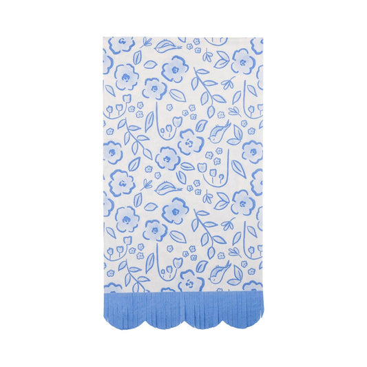 Floral Scatter Fringe Guest Napkins