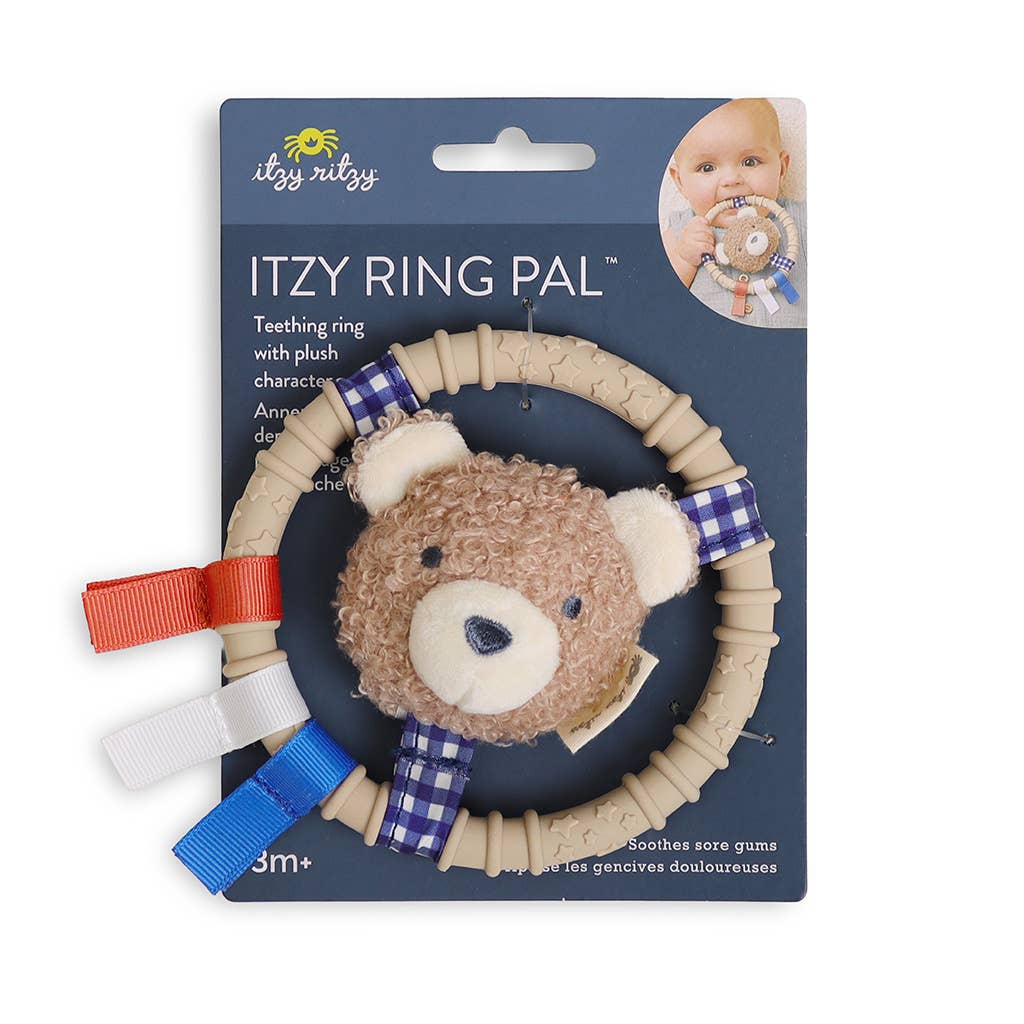 *NEW* Itzy Ring Pal™ - Teething Ring with Plush Character