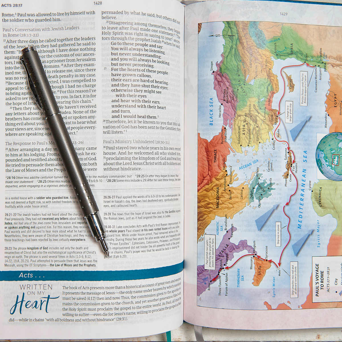 CSB Study Bible For Women, Teal Flowers LeatherTouch