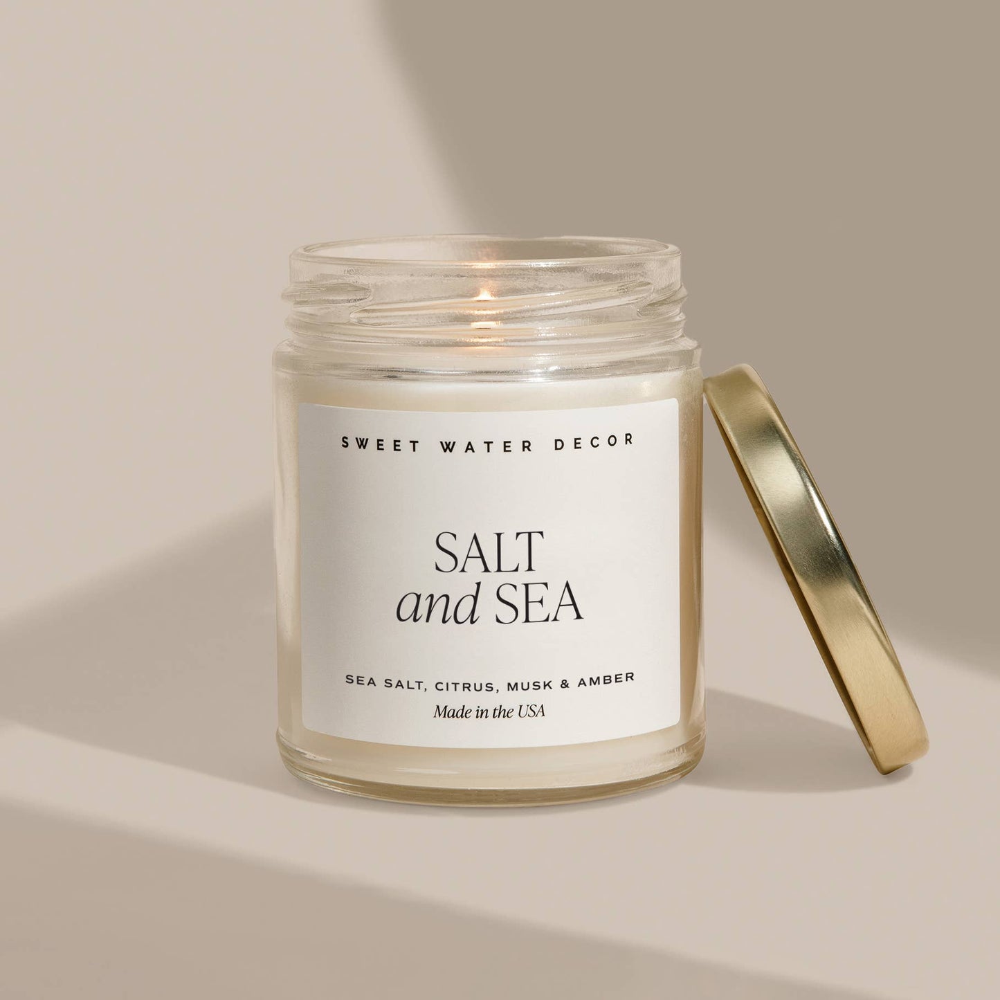 Salt and Sea 9 oz Soy Candle - Home Decor & Gifts