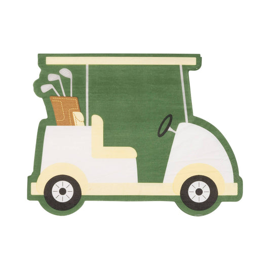 Golf Cart Shaped Napkins