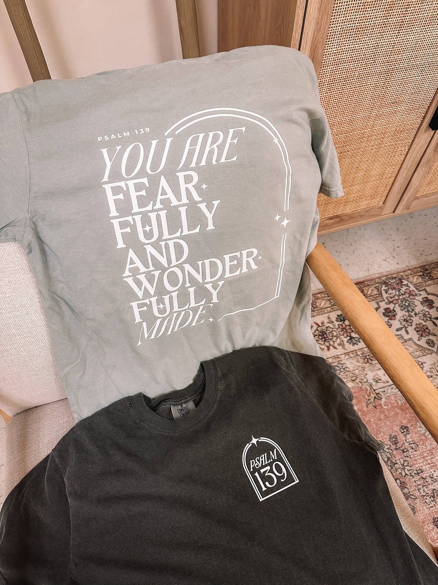 ORIGINAL Graphic Fearfully & Wonderfully Made Tee- Pepper