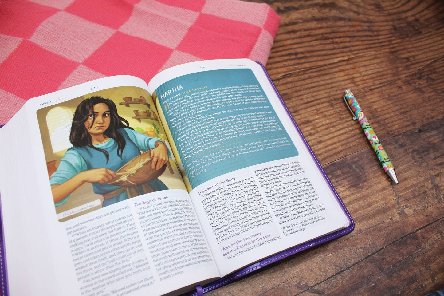NIV Kingdom Girls Bible, Full Color, Leathersoft, Purple