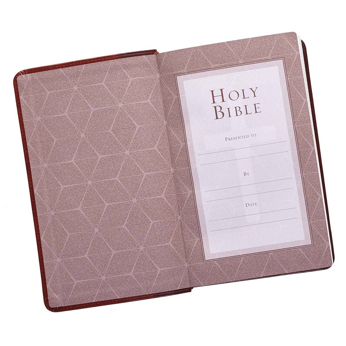 Brown Faux Leather Giant Print King James Version Bible