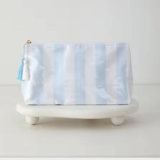 Seaside Stripes Waterproof Cosmetic Case